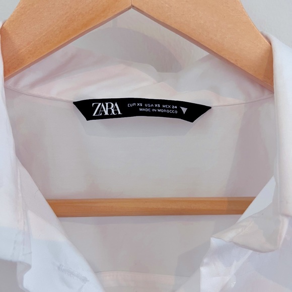 ZARA white blouse size XS - Picture 2 of 2